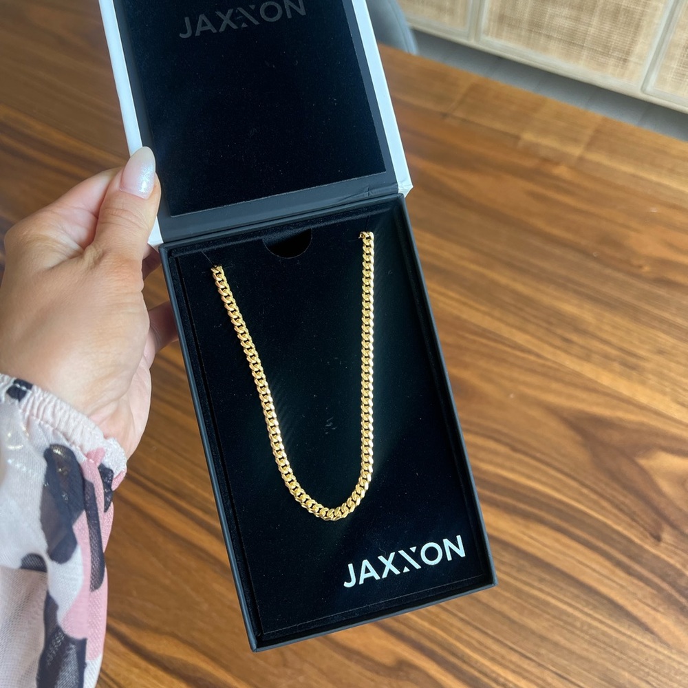 Jaxxon Cuban Link Chain 5mm, 22 inch length